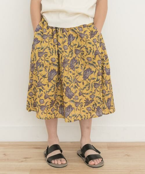 URBAN RESEARCH DOORS / アーバンリサーチ ドアーズ パンツ | 『親子リンク』オリエンタルプリントギャザースカート(KIDS) | 詳細1