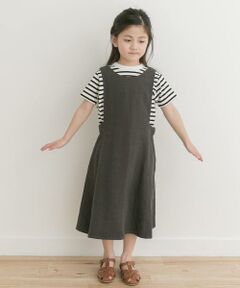 URBAN RESEARCH DOORS / アーバンリサーチ ドアーズ ワンピース | 『親子リンク』リネンレーヨンジャンパースカート(KIDS)