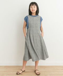 URBAN RESEARCH DOORS / アーバンリサーチ ドアーズ ワンピース | 『親子リンク』リネンレーヨンジャンパースカート(KIDS)