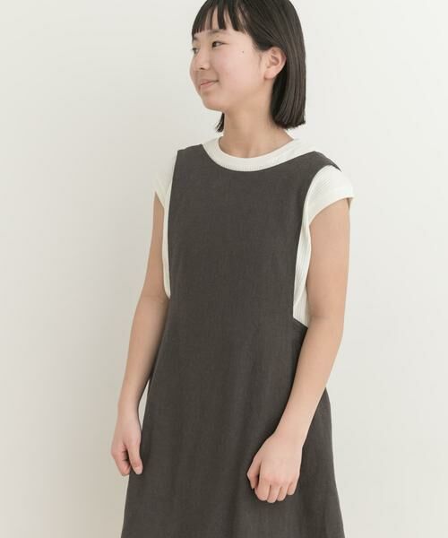 URBAN RESEARCH DOORS / アーバンリサーチ ドアーズ ワンピース | 『親子リンク』リネンレーヨンジャンパースカート(KIDS) | 詳細7