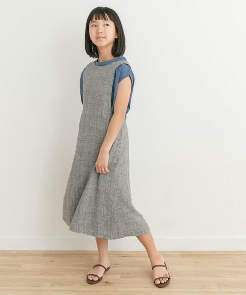 URBAN RESEARCH DOORS / アーバンリサーチ ドアーズ ワンピース | 『親子リンク』リネンレーヨンジャンパースカート(KIDS) | 詳細12