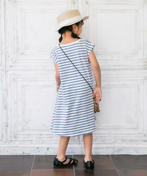 URBAN RESEARCH DOORS / アーバンリサーチ ドアーズ ワンピース | ボーダーフレアワンピース(KIDS) | 詳細4