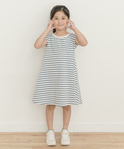 URBAN RESEARCH DOORS / アーバンリサーチ ドアーズ ワンピース | ボーダーフレアワンピース(KIDS) | 詳細9