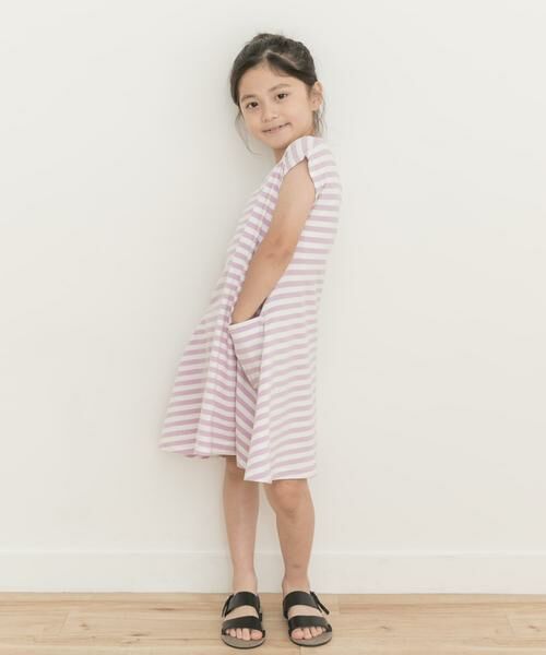 URBAN RESEARCH DOORS / アーバンリサーチ ドアーズ ワンピース | ボーダーフレアワンピース(KIDS) | 詳細18