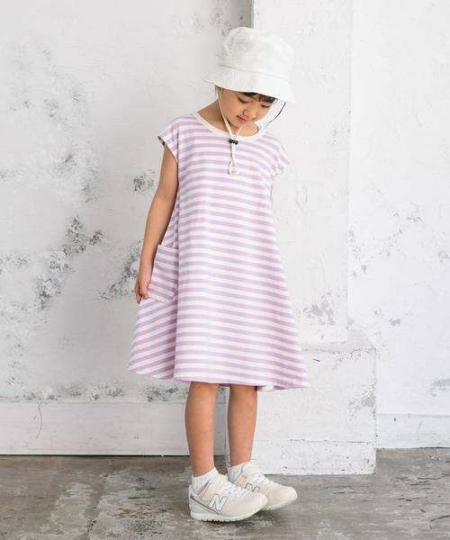 URBAN RESEARCH DOORS / アーバンリサーチ ドアーズ ワンピース | ボーダーフレアワンピース(KIDS) | 詳細29