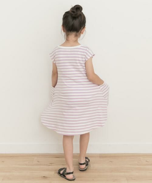 URBAN RESEARCH DOORS / アーバンリサーチ ドアーズ ワンピース | ボーダーフレアワンピース(KIDS) | 詳細19