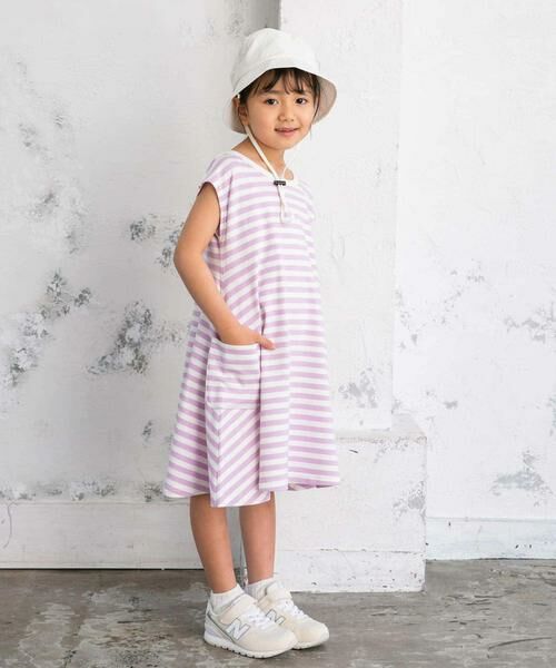 URBAN RESEARCH DOORS / アーバンリサーチ ドアーズ ワンピース | ボーダーフレアワンピース(KIDS) | 詳細23