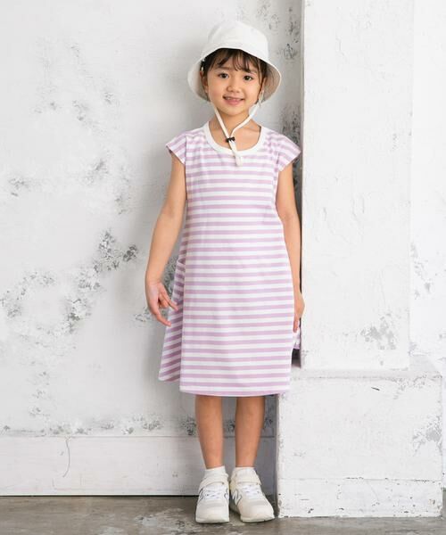 URBAN RESEARCH DOORS / アーバンリサーチ ドアーズ ワンピース | ボーダーフレアワンピース(KIDS) | 詳細24