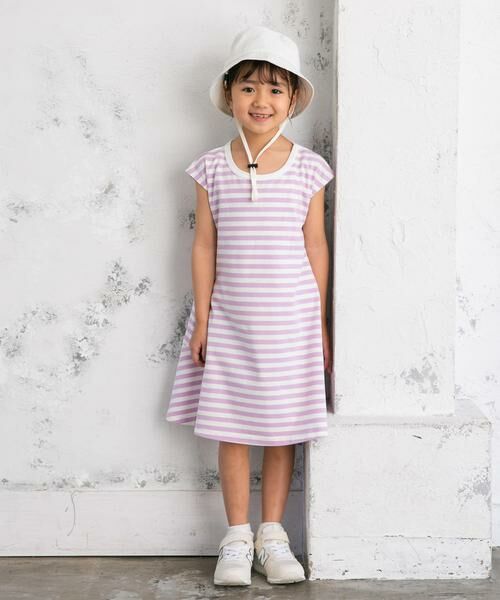 URBAN RESEARCH DOORS / アーバンリサーチ ドアーズ ワンピース | ボーダーフレアワンピース(KIDS) | 詳細25