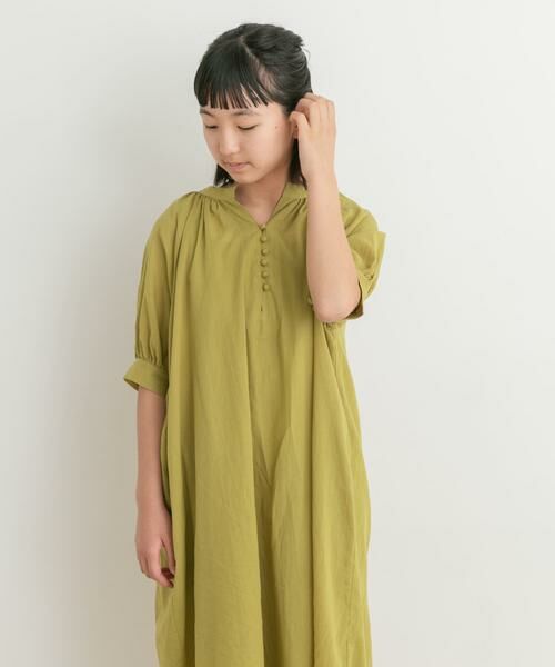 URBAN RESEARCH DOORS / アーバンリサーチ ドアーズ ワンピース | 『親子リンク』コットンボイルカフタンワンピース(KIDS) | 詳細5