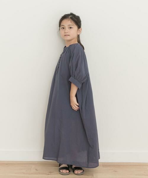 URBAN RESEARCH DOORS / アーバンリサーチ ドアーズ ワンピース | 『親子リンク』コットンボイルカフタンワンピース(KIDS) | 詳細24