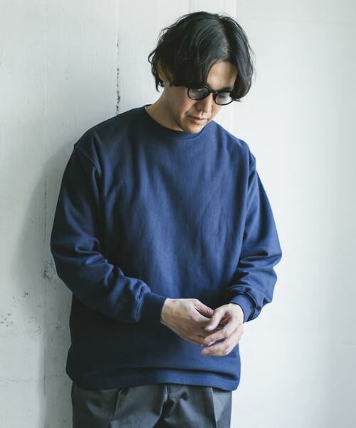 URBAN RESEARCH DOORS/アーバンリサーチ ドアーズ Mini Lining Long-Sleeve T-Shirts ネイビー M URBAN RESEARCH DOORS/アーバンリサーチ ドアーズ Mini Lining Long-Sleeve T-Shirts ネイビー M