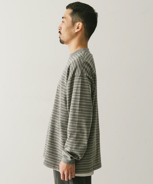 URBAN RESEARCH DOORS / アーバンリサーチ ドアーズ Tシャツ | マルチボーダーロングスリーブ Tシャツ | 詳細13