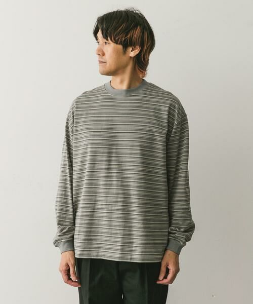 URBAN RESEARCH DOORS / アーバンリサーチ ドアーズ Tシャツ | マルチボーダーロングスリーブ Tシャツ | 詳細15