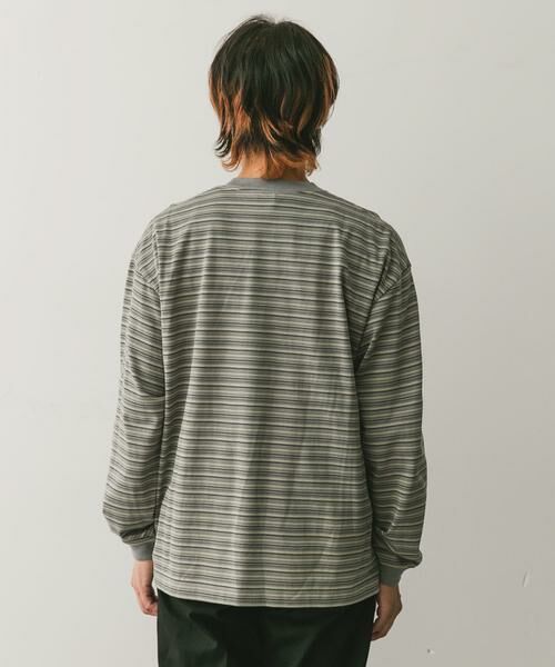 URBAN RESEARCH DOORS / アーバンリサーチ ドアーズ Tシャツ | マルチボーダーロングスリーブ Tシャツ | 詳細17