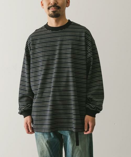 URBAN RESEARCH DOORS / アーバンリサーチ ドアーズ Tシャツ | マルチボーダーロングスリーブ Tシャツ | 詳細20