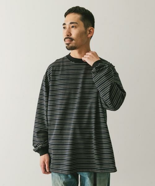 URBAN RESEARCH DOORS / アーバンリサーチ ドアーズ Tシャツ | マルチボーダーロングスリーブ Tシャツ | 詳細21