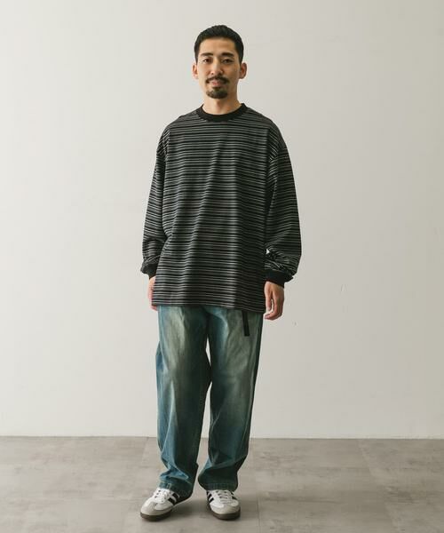 URBAN RESEARCH DOORS / アーバンリサーチ ドアーズ Tシャツ | マルチボーダーロングスリーブ Tシャツ | 詳細24