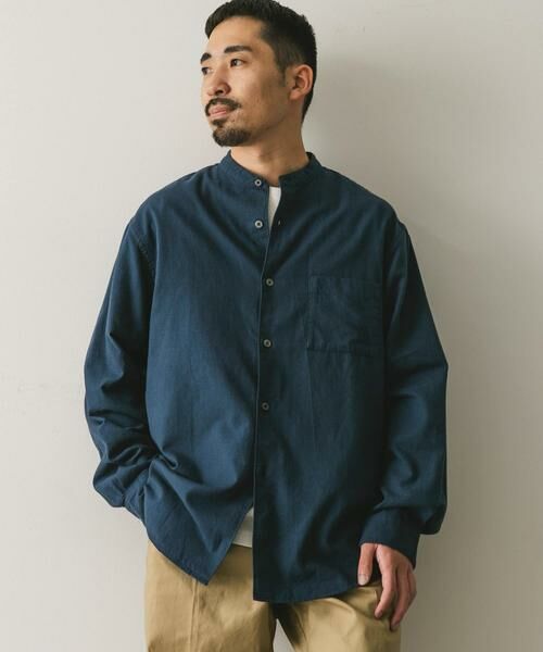 URBAN RESEARCH DOORS / アーバンリサーチ ドアーズ シャツ・ブラウス | ビエラバンドカラーシャツ | 詳細11