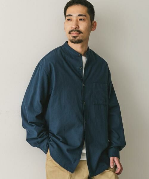 URBAN RESEARCH DOORS / アーバンリサーチ ドアーズ シャツ・ブラウス | ビエラバンドカラーシャツ | 詳細12