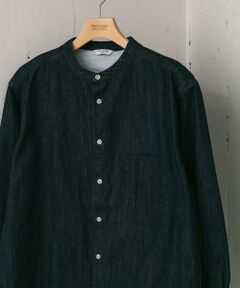 URBAN RESEARCH DOORS / アーバンリサーチ ドアーズ シャツ・ブラウス | デニムバンドカラーシャツ