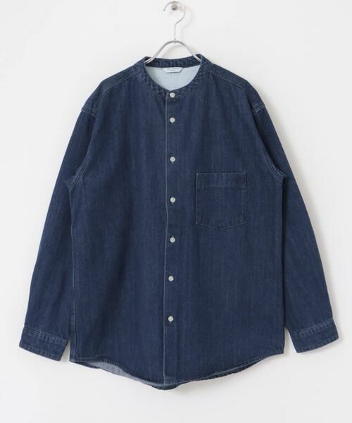 URBAN RESEARCH DOORS / アーバンリサーチ ドアーズ シャツ・ブラウス | デニムバンドカラーシャツ | 詳細18