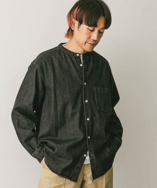 URBAN RESEARCH DOORS / アーバンリサーチ ドアーズ シャツ・ブラウス | デニムバンドカラーシャツ | 詳細20