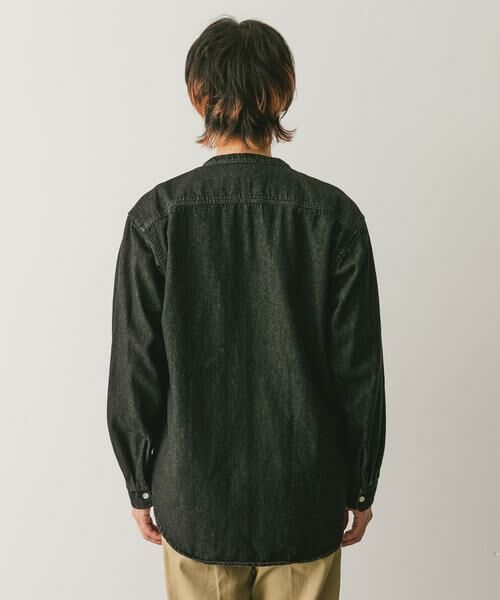 URBAN RESEARCH DOORS / アーバンリサーチ ドアーズ シャツ・ブラウス | デニムバンドカラーシャツ | 詳細29