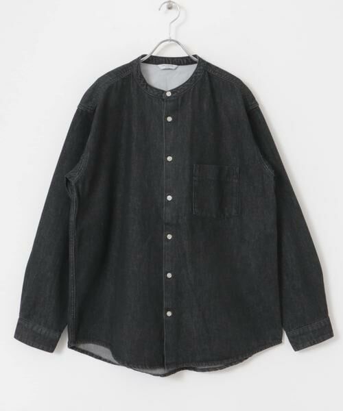 URBAN RESEARCH DOORS / アーバンリサーチ ドアーズ シャツ・ブラウス | デニムバンドカラーシャツ | 詳細30