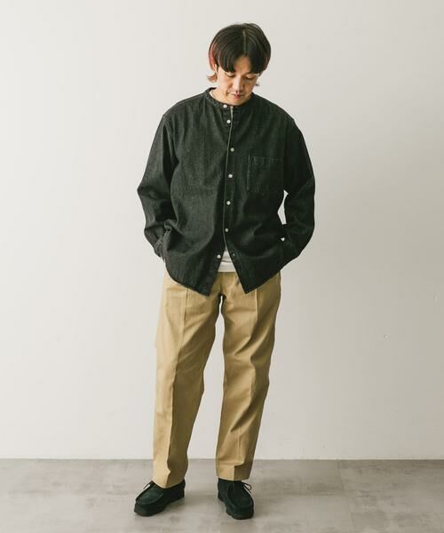 URBAN RESEARCH DOORS / アーバンリサーチ ドアーズ シャツ・ブラウス | デニムバンドカラーシャツ | 詳細25