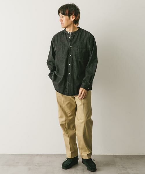 URBAN RESEARCH DOORS / アーバンリサーチ ドアーズ シャツ・ブラウス | デニムバンドカラーシャツ | 詳細26