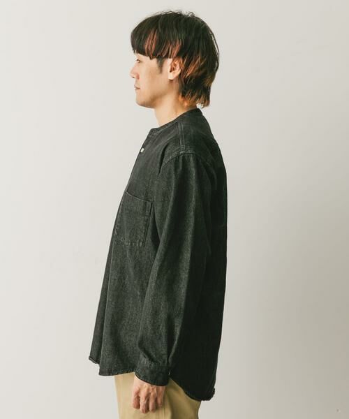 URBAN RESEARCH DOORS / アーバンリサーチ ドアーズ シャツ・ブラウス | デニムバンドカラーシャツ | 詳細28