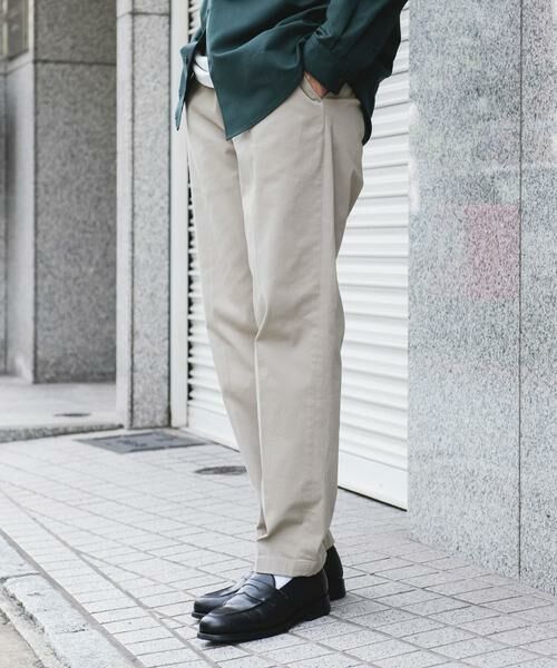 URBAN RESEARCH DOORS / アーバンリサーチ ドアーズ その他パンツ | チノテーパードトラウザー | 詳細28