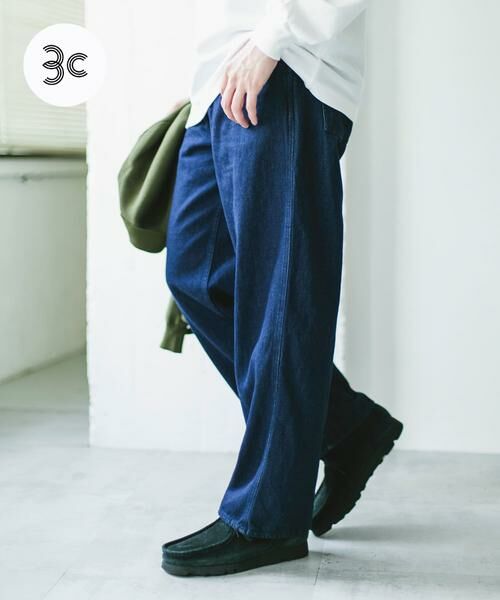 URBAN RESEARCH DOORS/アーバンリサーチ ドアーズ Denim Work Pants ワンウォッシュ XL