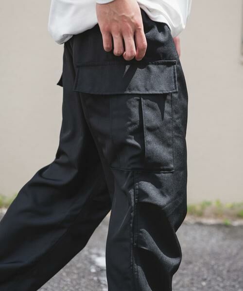 URBAN RESEARCH DOORS / アーバンリサーチ ドアーズ その他パンツ | 『吸水速乾/セットアップ対応』セオアルファカーゴパンツ(ブラック)