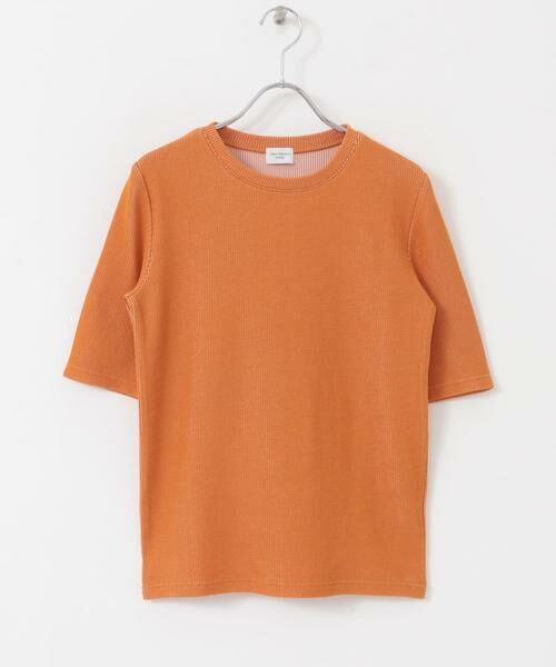 URBAN RESEARCH DOORS / アーバンリサーチ ドアーズ Tシャツ | 配色リブ5分袖プルオーバー | 詳細14