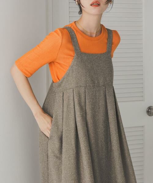 URBAN RESEARCH DOORS / アーバンリサーチ ドアーズ Tシャツ | 配色リブ5分袖プルオーバー | 詳細4