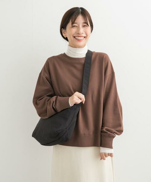 URBAN RESEARCH DOORS / アーバンリサーチ ドアーズ スウェット | 『UR GREEN』コンパクトスウェットプルオーバー | 詳細1