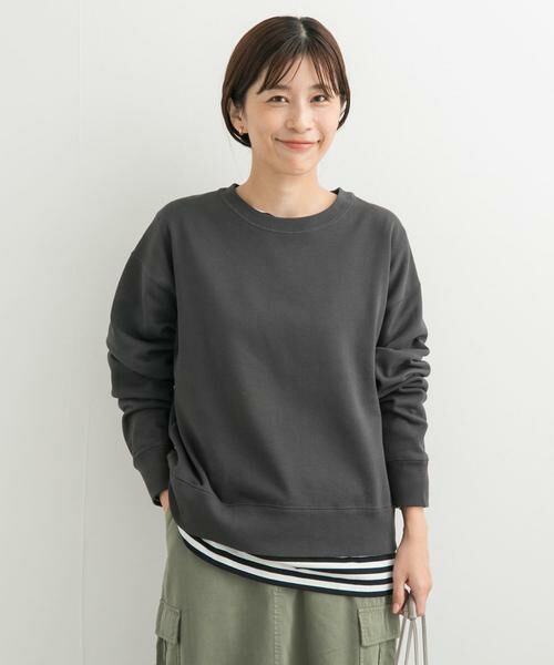 URBAN RESEARCH DOORS / アーバンリサーチ ドアーズ スウェット | 『UR GREEN』コンパクトスウェットプルオーバー | 詳細12