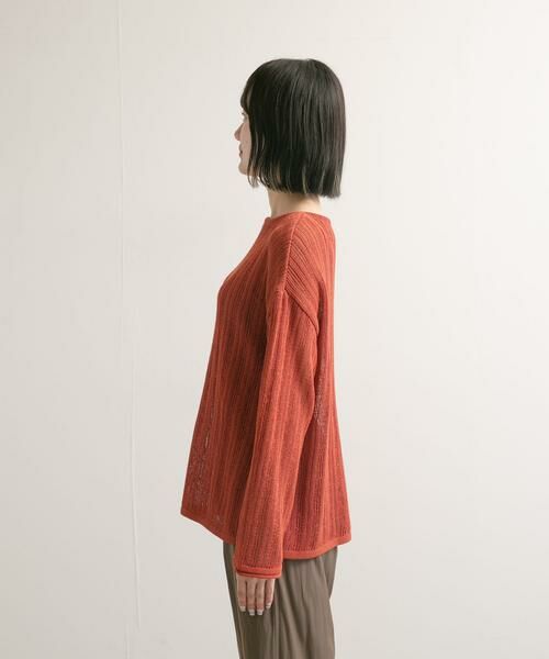 URBAN RESEARCH DOORS / アーバンリサーチ ドアーズ ニット・セーター | ウォッシャブル透かし編みニット | 詳細11