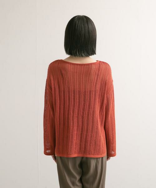 URBAN RESEARCH DOORS / アーバンリサーチ ドアーズ ニット・セーター | ウォッシャブル透かし編みニット | 詳細12