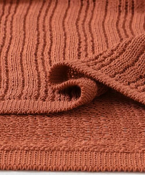 URBAN RESEARCH DOORS / アーバンリサーチ ドアーズ ニット・セーター | ウォッシャブル透かし編みニット | 詳細17