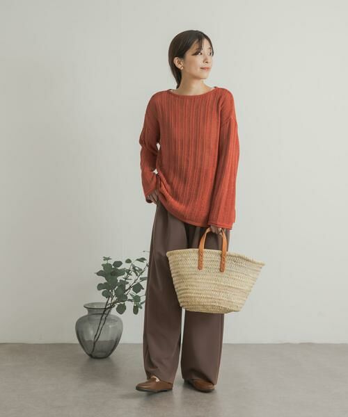 URBAN RESEARCH DOORS / アーバンリサーチ ドアーズ ニット・セーター | ウォッシャブル透かし編みニット | 詳細8