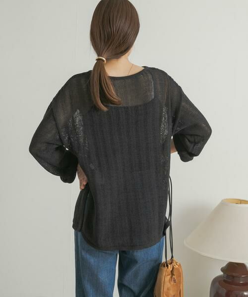 URBAN RESEARCH DOORS / アーバンリサーチ ドアーズ ニット・セーター | ウォッシャブル透かし編みニット | 詳細21