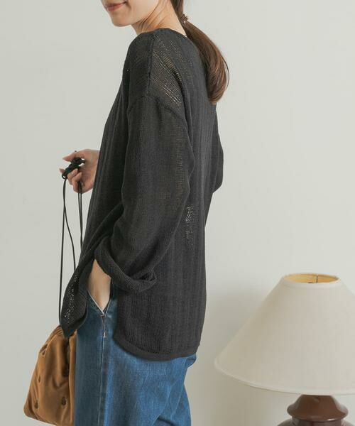 URBAN RESEARCH DOORS / アーバンリサーチ ドアーズ ニット・セーター | ウォッシャブル透かし編みニット | 詳細24