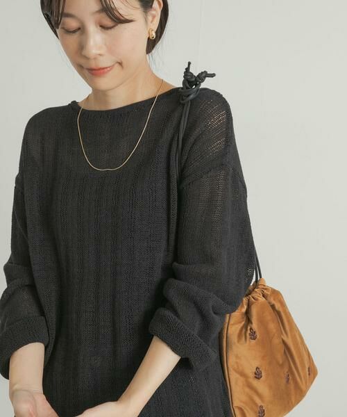 URBAN RESEARCH DOORS / アーバンリサーチ ドアーズ ニット・セーター | ウォッシャブル透かし編みニット | 詳細26