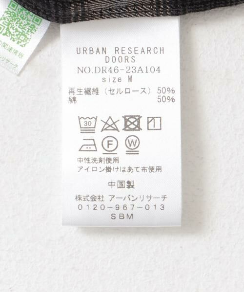 URBAN RESEARCH DOORS / アーバンリサーチ ドアーズ シャツ・ブラウス | バックタックチェックシャツ | 詳細28