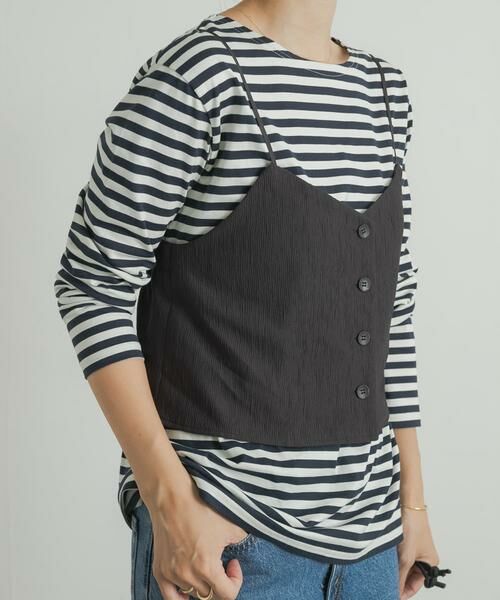 URBAN RESEARCH DOORS / アーバンリサーチ ドアーズ その他トップス | キャミソールビスチェ | 詳細26