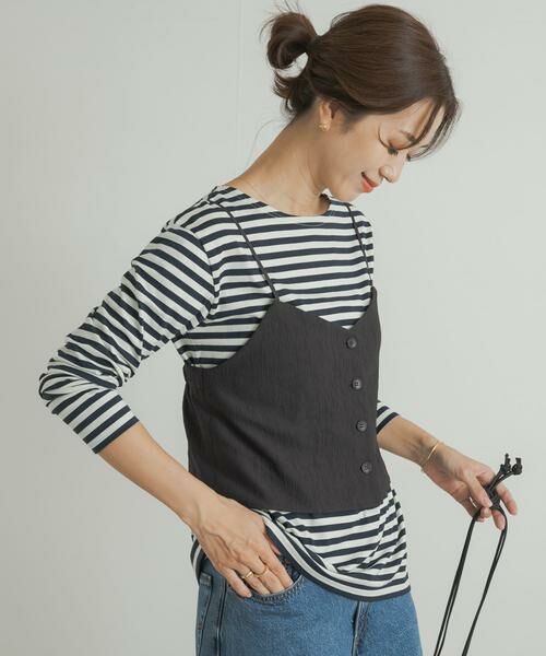 URBAN RESEARCH DOORS / アーバンリサーチ ドアーズ その他トップス | キャミソールビスチェ | 詳細22