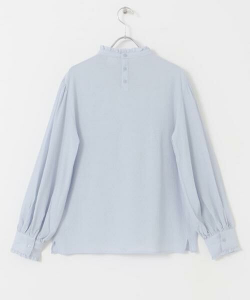 URBAN RESEARCH DOORS / アーバンリサーチ ドアーズ シャツ・ブラウス | ピンタックフリルスタンドカラーブラウス | 詳細15